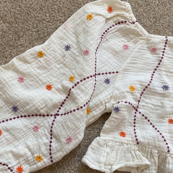 Girls peplum top worn once - Picture 3 of 3